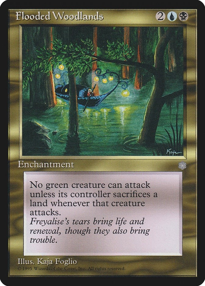 Image for Flooded Woodlands [Ice Age] - Magic: The Gathering