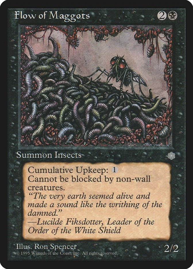Image for Flow of Maggots [Ice Age] - Magic: The Gathering