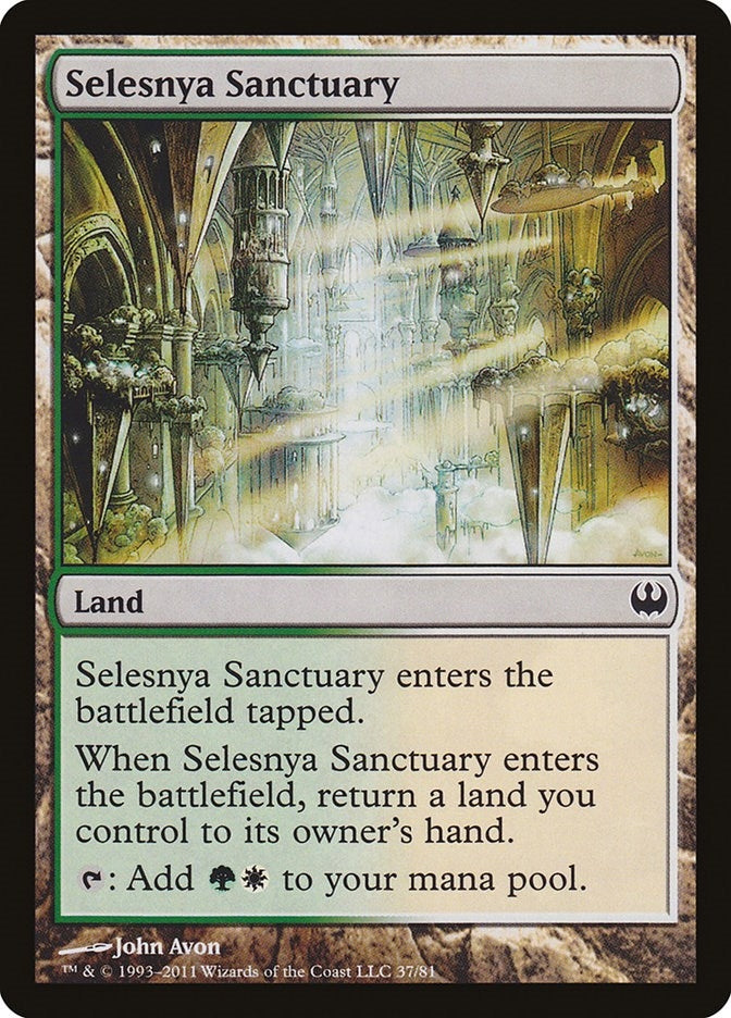 Image for Selesnya Sanctuary (37) [Knights vs. Dragons] - Magic: The Gathering