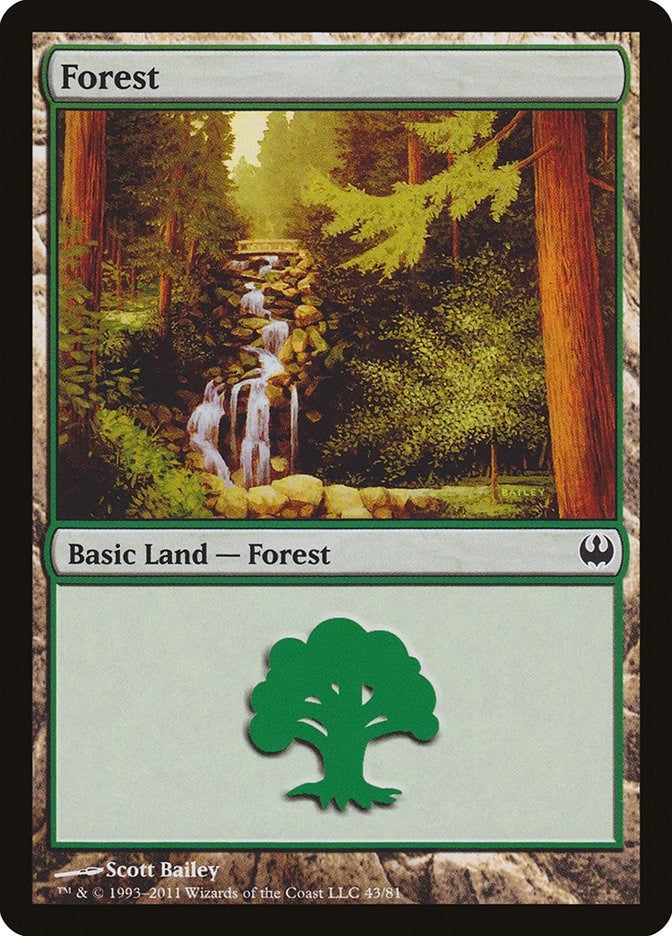 Image for Forest (43) (43) [Knights vs. Dragons] - Magic: The Gathering