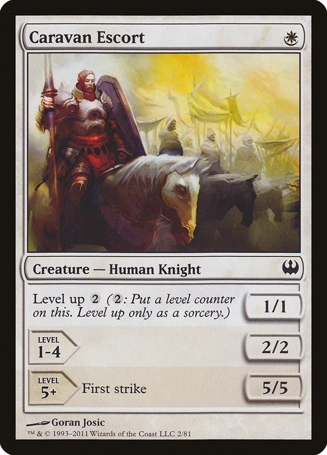 Image for Caravan Escort (2) [Knights vs. Dragons] - Magic: The Gathering