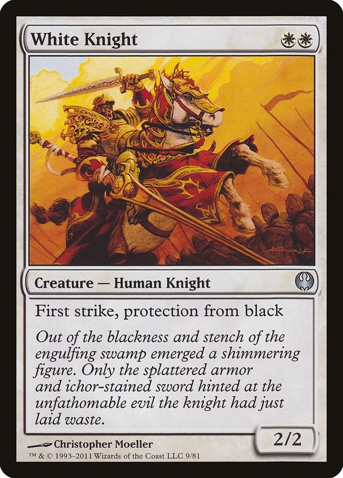 Image for White Knight (9) [Knights vs. Dragons] - Magic: The Gathering
