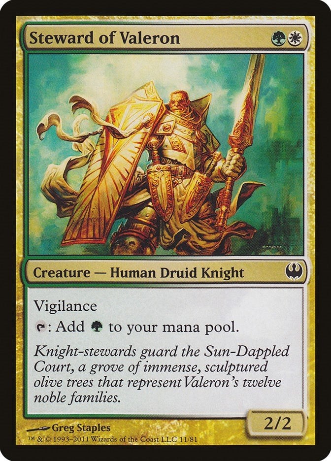 Image for Steward of Valeron (11) [Knights vs. Dragons] - Magic: The Gathering