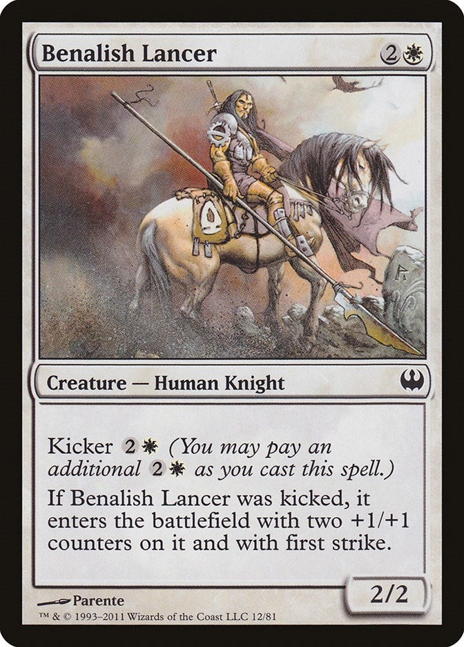 Image for Benalish Lancer (12) [Knights vs. Dragons] - Magic: The Gathering