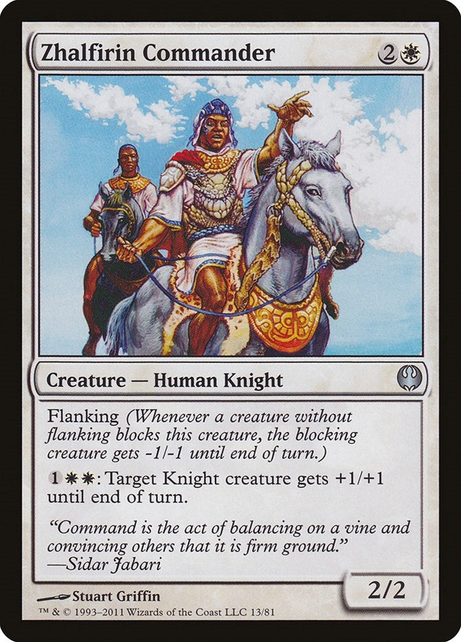 Image for Zhalfirin Commander (13) [Knights vs. Dragons] - Magic: The Gathering
