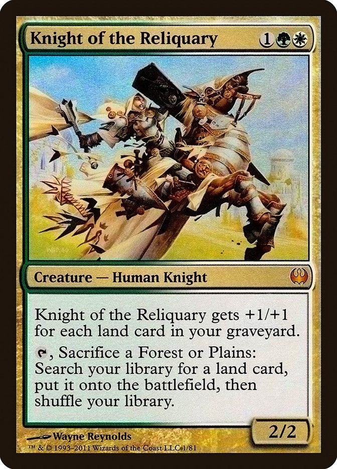 Image for Knight of the Reliquary (1) [Knights vs. Dragons] - Magic: The Gathering
