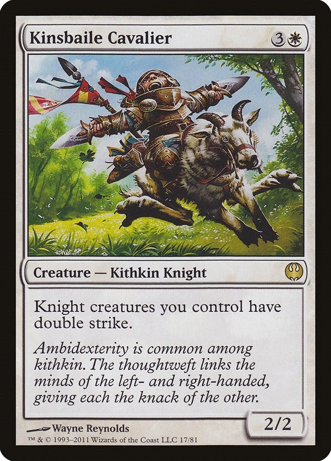 Image for Kinsbaile Cavalier (17) [Knights vs. Dragons] - Magic: The Gathering