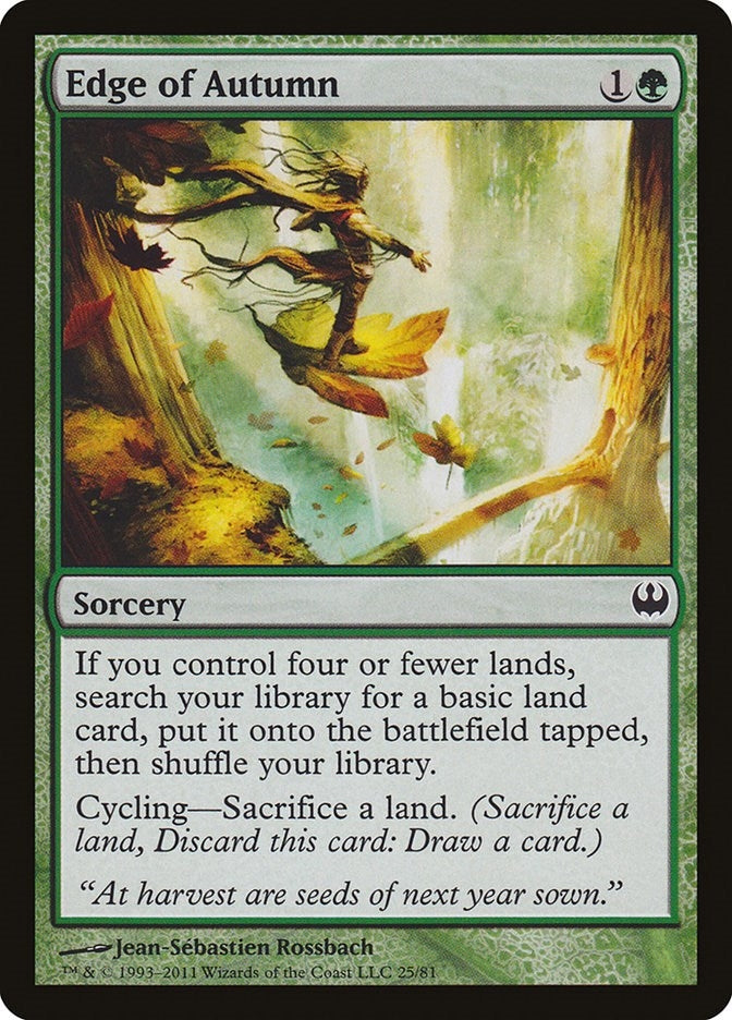 Image for Edge of Autumn (25) [Knights vs. Dragons] - Magic: The Gathering