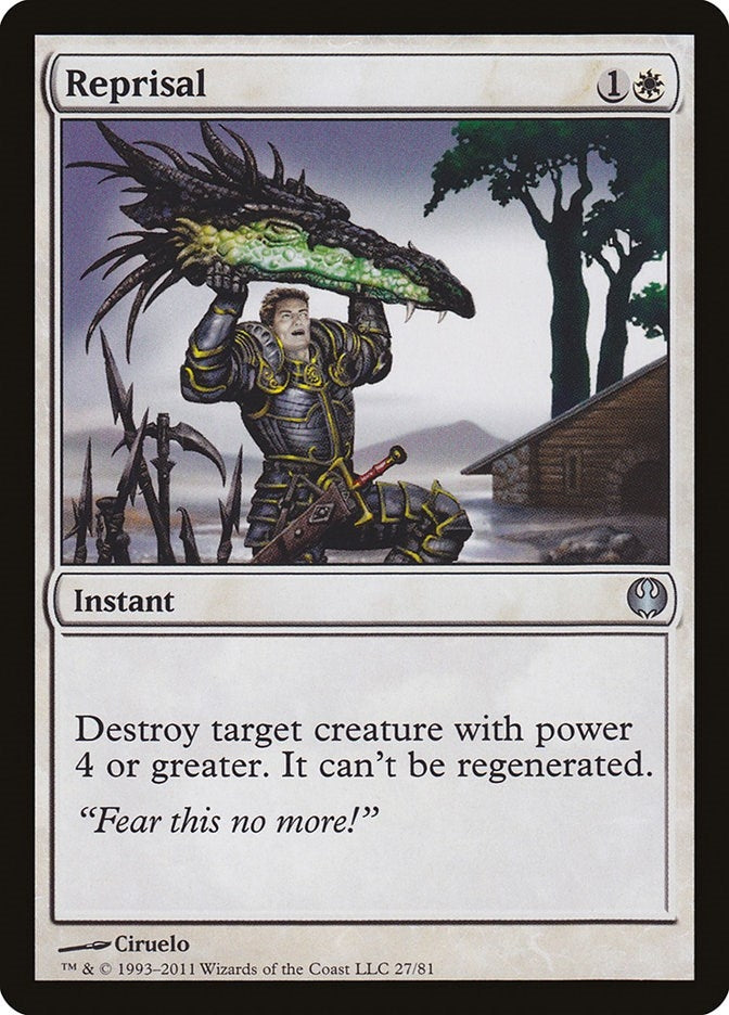 Image for Reprisal (27) [Knights vs. Dragons] - Magic: The Gathering