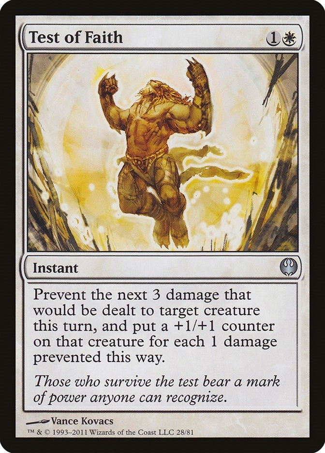 Image for Test of Faith (28) [Knights vs. Dragons] - Magic: The Gathering