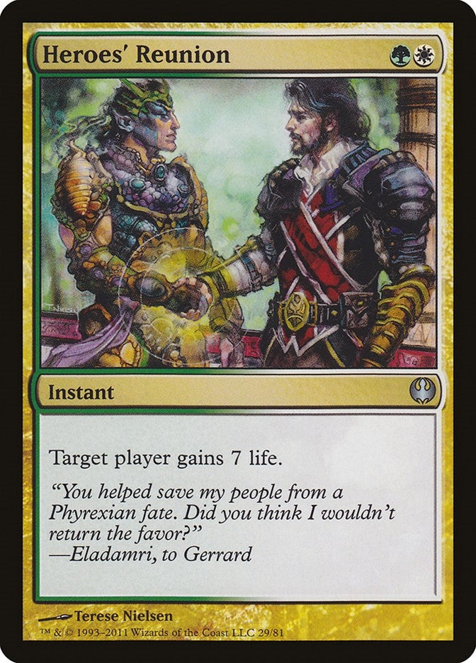 Image for Heroes' Reunion (29) [Knights vs. Dragons] - Magic: The Gathering