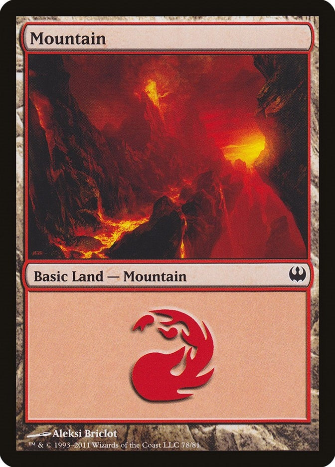 Image for Mountain (78) (78) [Knights vs. Dragons] - Magic: The Gathering