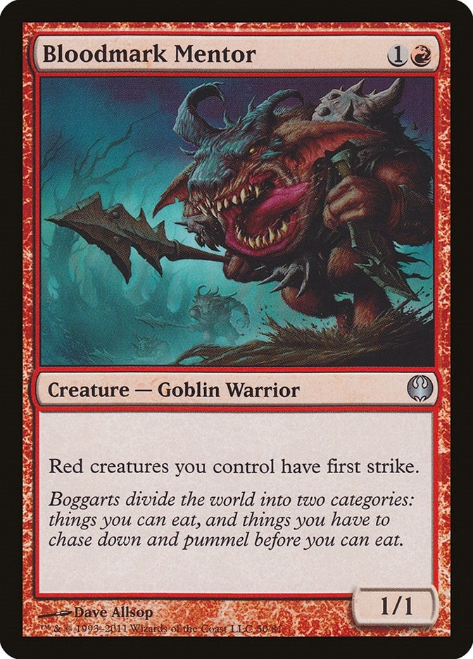 Image for Bloodmark Mentor (50) [Knights vs. Dragons] - Magic: The Gathering
