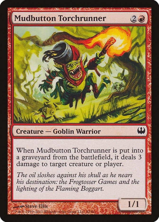 Image for Mudbutton Torchrunner (52) [Knights vs. Dragons] - Magic: The Gathering