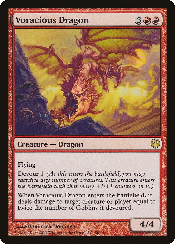 Image for Voracious Dragon (56) [Knights vs. Dragons] - Magic: The Gathering