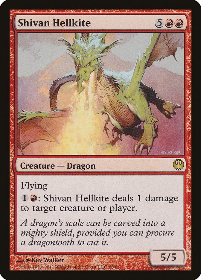 Image for Shivan Hellkite (60) [Knights vs. Dragons] - Magic: The Gathering
