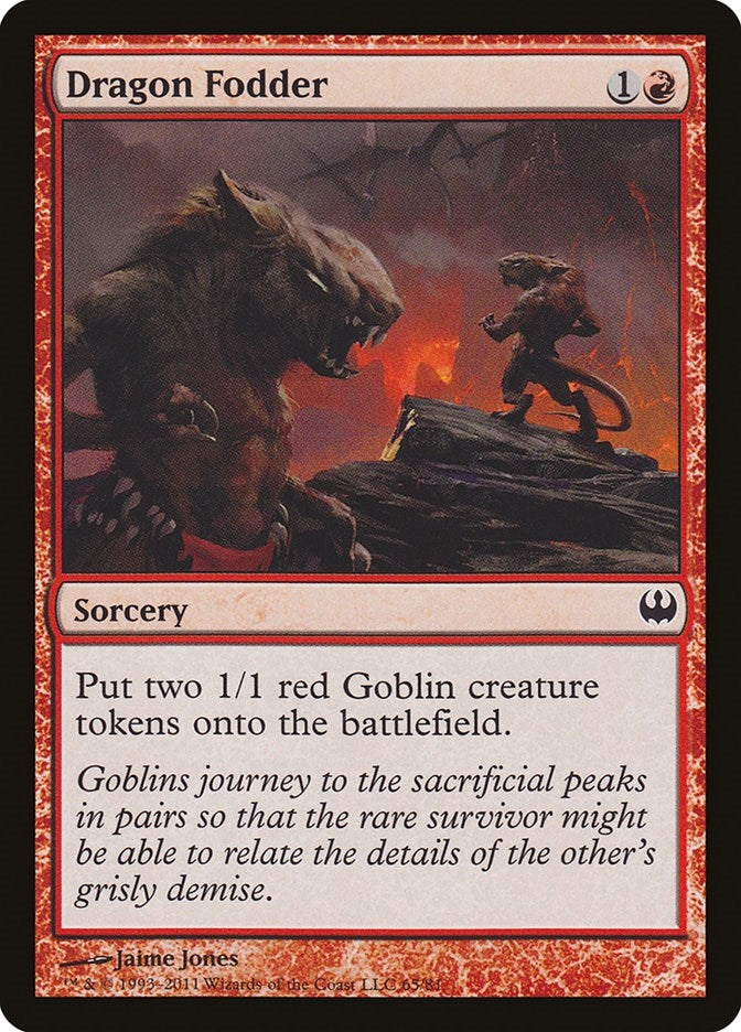 Image for Dragon Fodder (65) [Knights vs. Dragons] - Magic: The Gathering