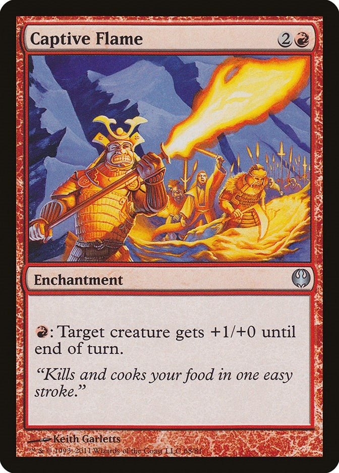 Captive Flame (68) [Duel Decks: Knights vs. Dragons]