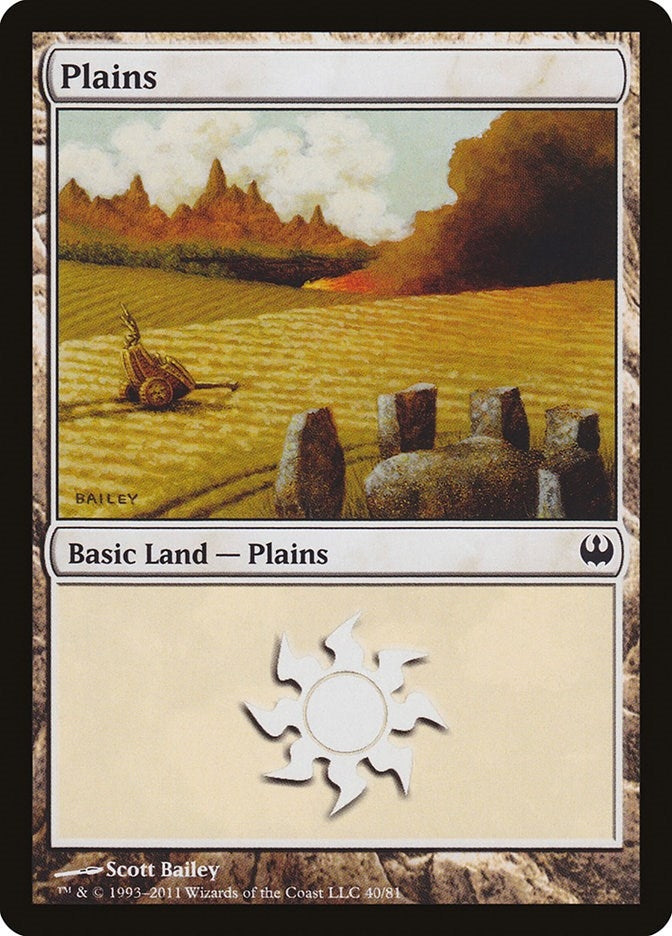 Image for Plains (40) (40) [Knights vs. Dragons] - Magic: The Gathering