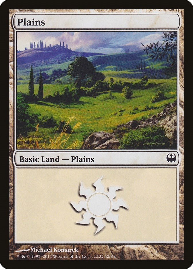 Image for Plains (42) (42) [Knights vs. Dragons] - Magic: The Gathering