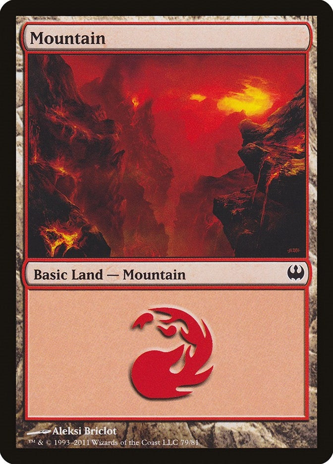 Image for Mountain (79) (79) [Knights vs. Dragons] - Magic: The Gathering