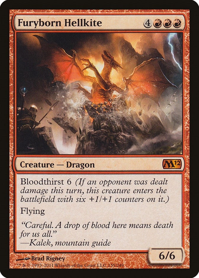 Image for Furyborn Hellkite (135) [Magic 2012 (M12)] - Magic: The Gathering