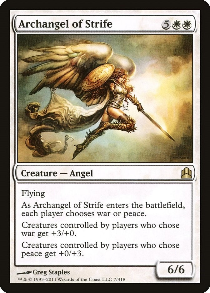 Image for Archangel of Strife (7) [Commander] - Magic: The Gathering