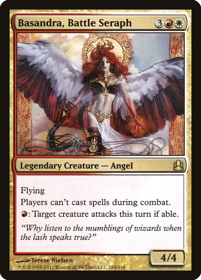 Image for Basandra, Battle Seraph (184) [Commander] - Magic: The Gathering