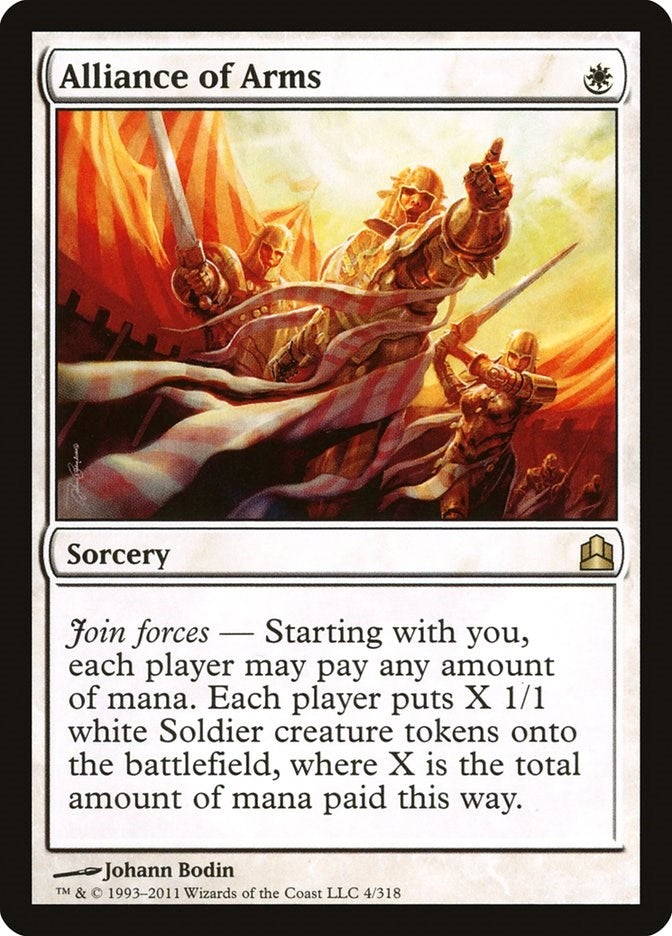 Image for Alliance of Arms (4) [Commander] - Magic: The Gathering