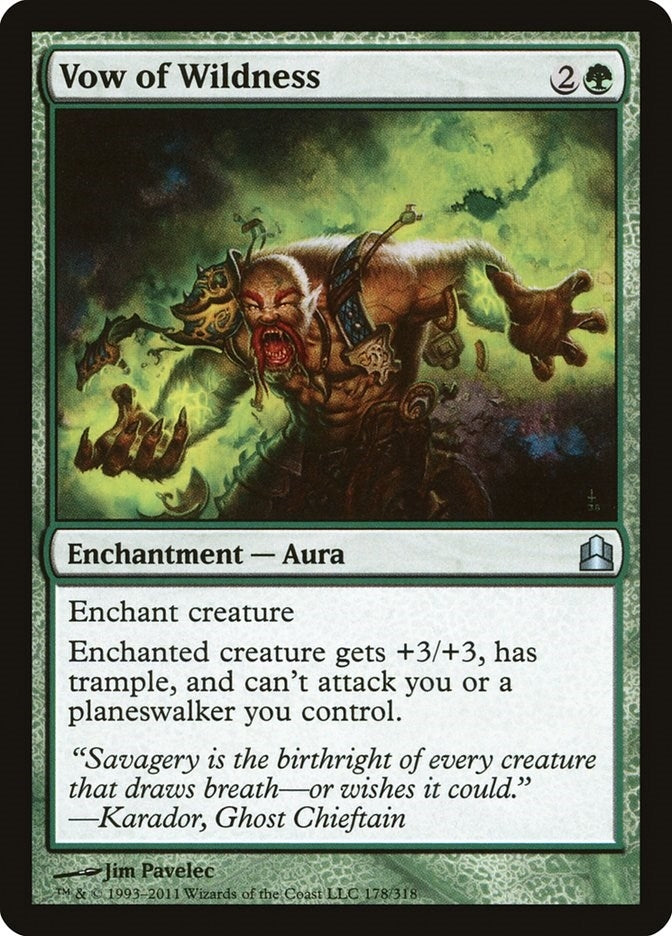 Image for Vow of Wildness (178) [Commander] - Magic: The Gathering