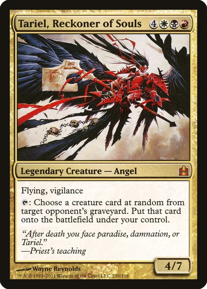 Image for Tariel, Reckoner of Souls (229) [Commander] - Magic: The Gathering