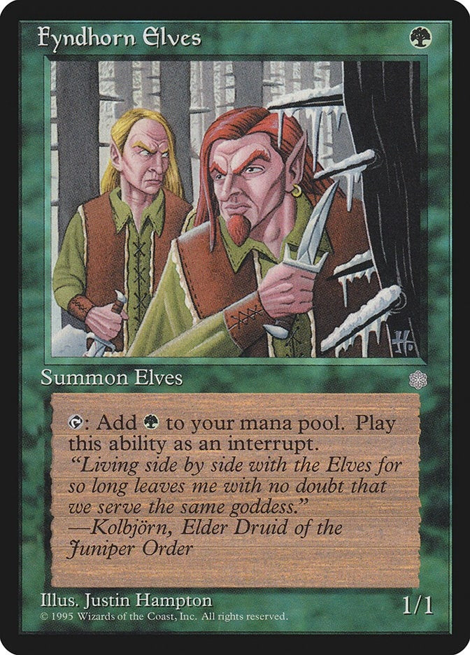 Image for Fyndhorn Elves (132) [Ice Age] - Magic: The Gathering