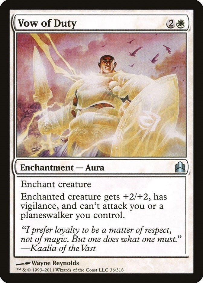 Image for Vow of Duty (36) [Commander] - Magic: The Gathering