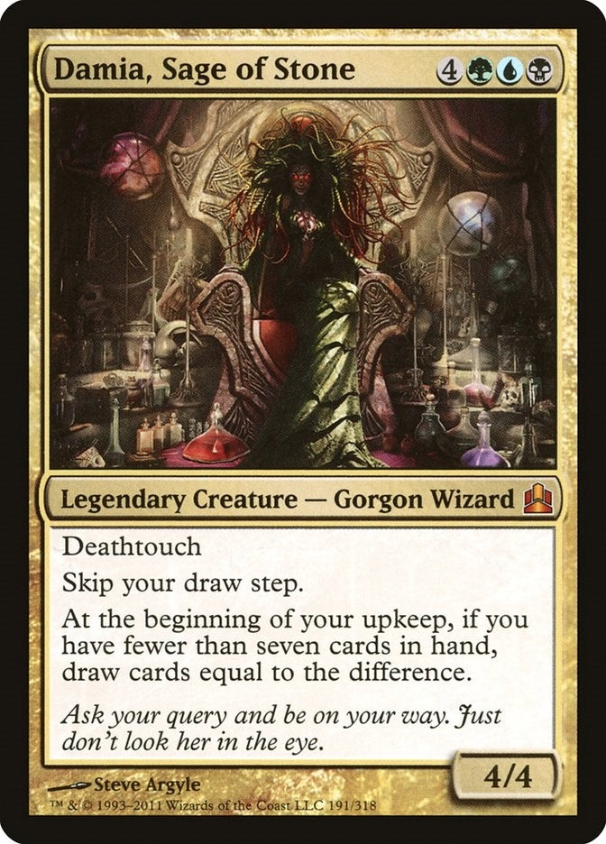 Image for Damia, Sage of Stone (191) [Commander] - Magic: The Gathering