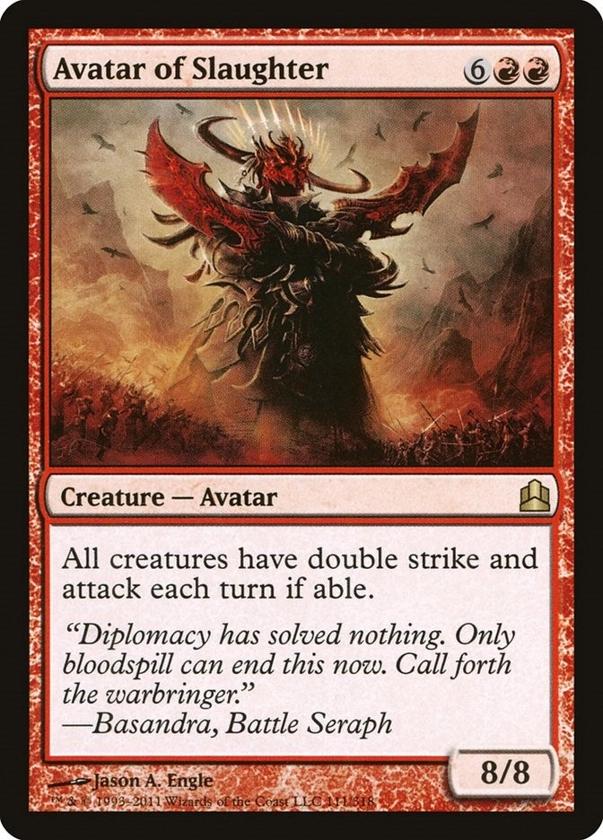 Image for Avatar of Slaughter (111) [Commander] - Magic: The Gathering