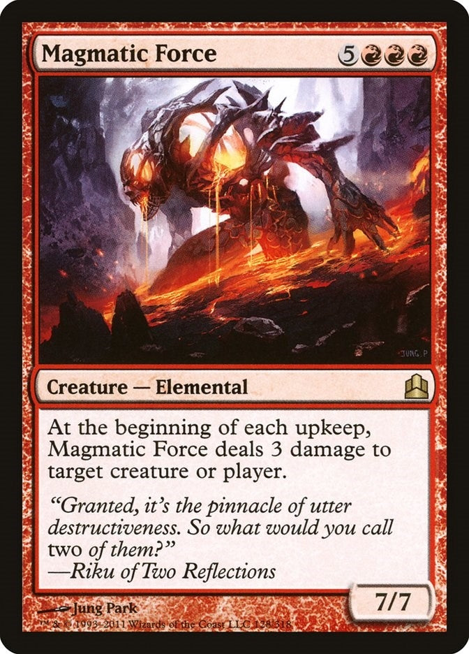 Image for Magmatic Force (128) [Commander] - Magic: The Gathering