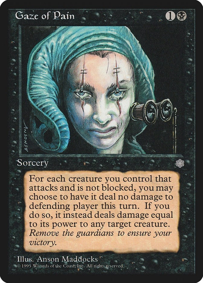 Image for Gaze of Pain [Ice Age] - Magic: The Gathering