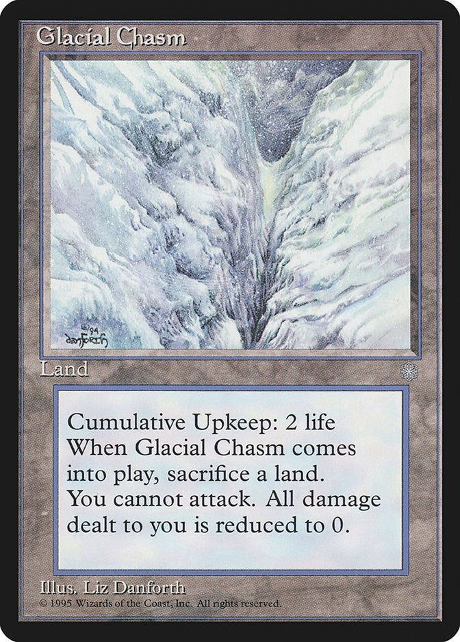 Image for Glacial Chasm (353) [Ice Age] - Magic: The Gathering