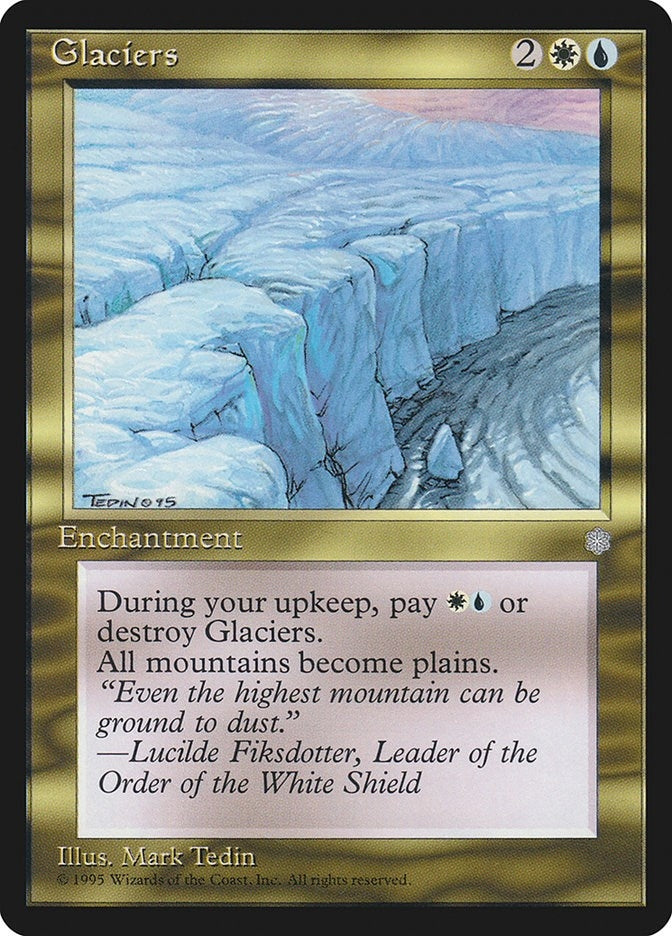 Image for Glaciers [Ice Age] - Magic: The Gathering