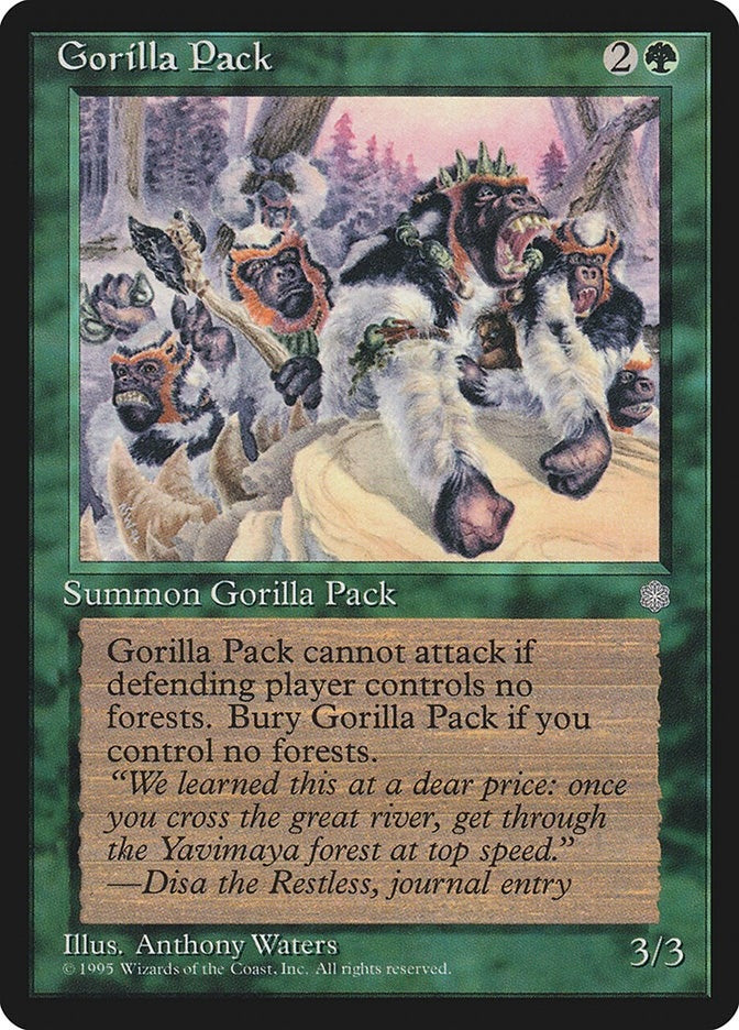 Image for Gorilla Pack [Ice Age] - Magic: The Gathering