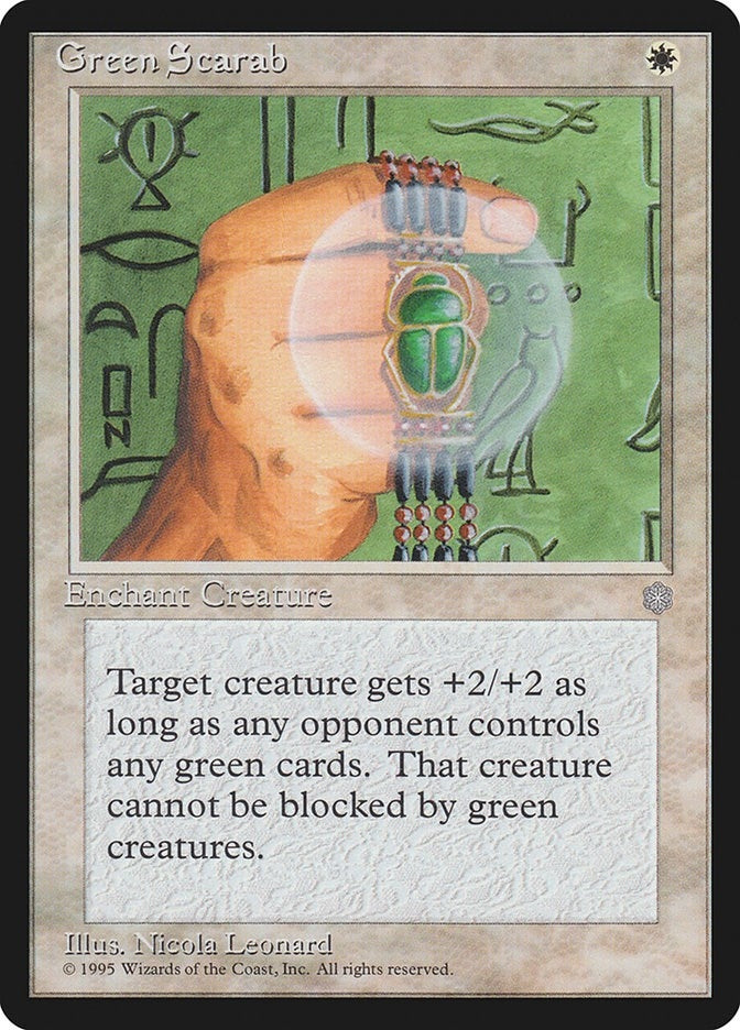 Image for Green Scarab [Ice Age] - Magic: The Gathering