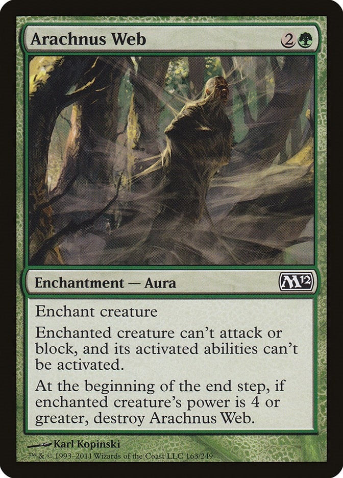 Image for Arachnus Web (163) [Magic 2012 (M12)] - Magic: The Gathering