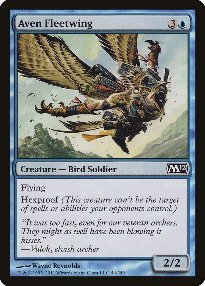 Image for Aven Fleetwing (44) [Magic 2012 (M12)] - Magic: The Gathering
