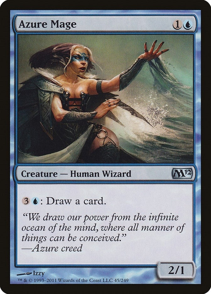 Image for Azure Mage (45) [Magic 2012 (M12)] - Magic: The Gathering