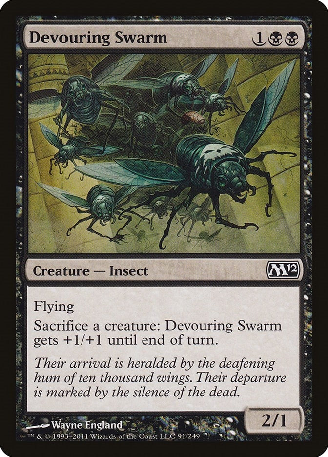 Image for Devouring Swarm (91) [Magic 2012 (M12)] - Magic: The Gathering