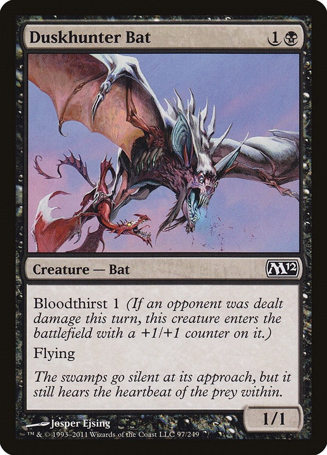 Image for Duskhunter Bat (97) [Magic 2012 (M12)] - Magic: The Gathering