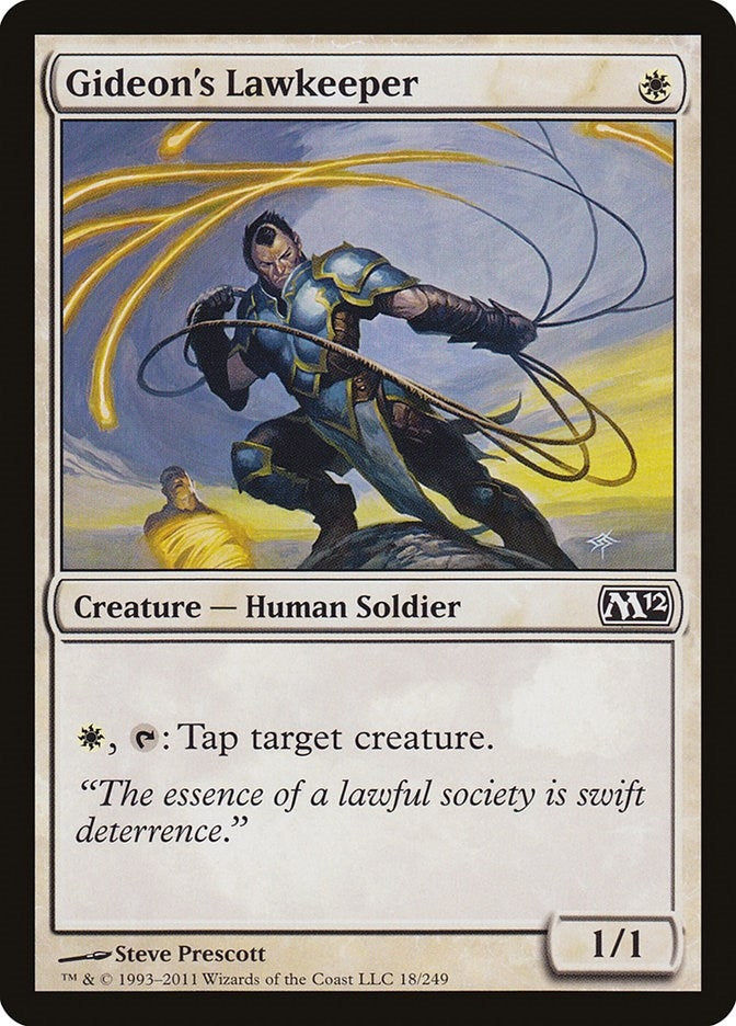 Image for Gideon's Lawkeeper (18) [Magic 2012 (M12)] - Magic: The Gathering
