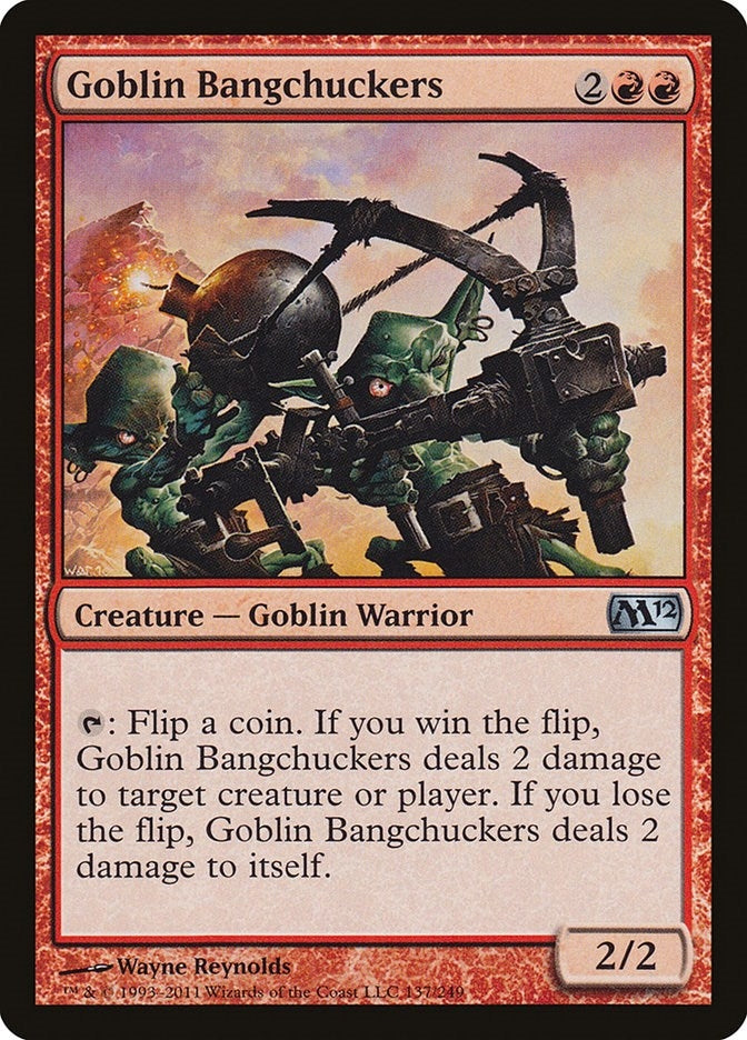 Image for Goblin Bangchuckers (137) [Magic 2012 (M12)] - Magic: The Gathering