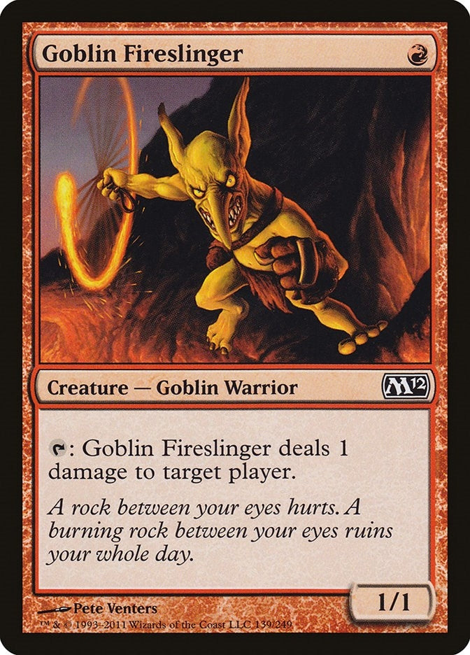 Image for Goblin Fireslinger (139) [Magic 2012 (M12)] - Magic: The Gathering