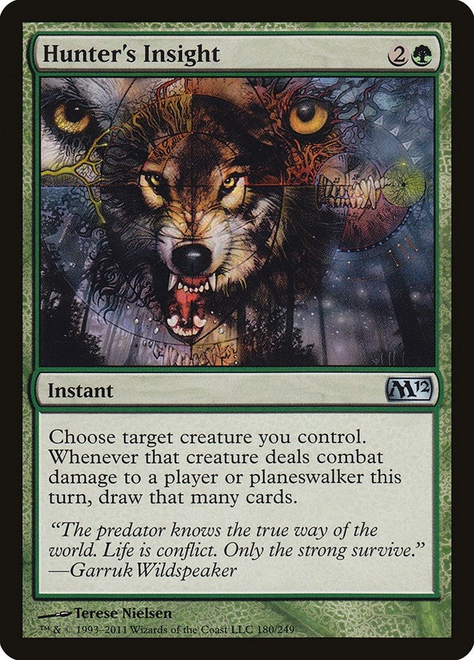 Image for Hunter's Insight (180) [Magic 2012 (M12)] - Magic: The Gathering